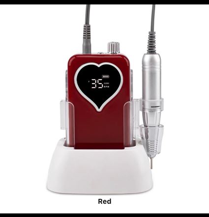 35K Brushless Nail Drill (Red)