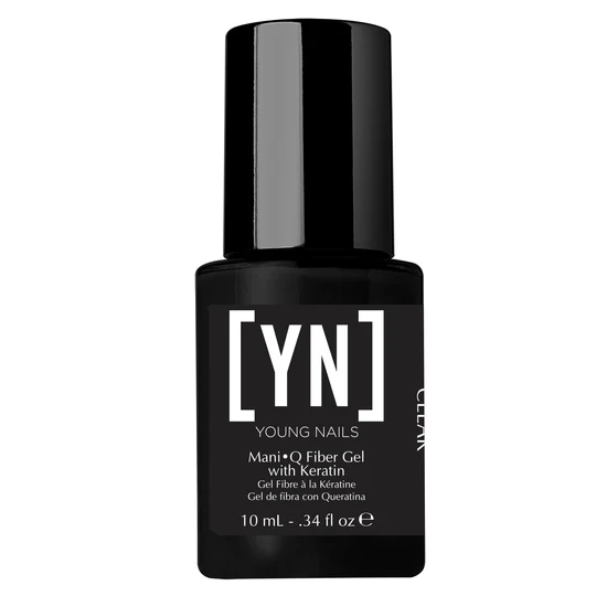 Young Nails - Gel sợi Mani•Q có Keratin, trong suốt, 10ml